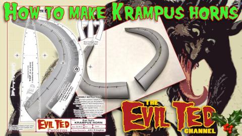 How to Make Krampus Horns.