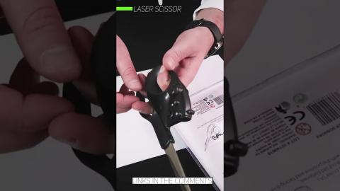 ✂️Scissor✂️ With ????Hidden???? Laser Light Inside #shorts #youtubeshorts #gadgets #newtools #invent