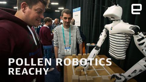 Pollen Robotics Reachy hands-on at CES 2020