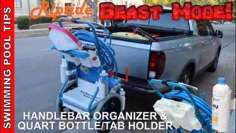 Riptide Beast Mode! Handlebar Organizer and Quart Bottle/Tablet Holder Takes it to the Next Level!