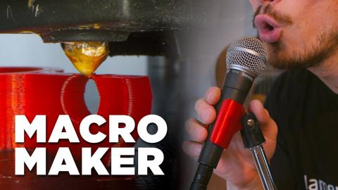Macro Maker // Mic Holder on the Sovol SV01 3D Printer
