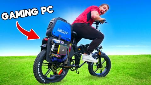 I Built a Wireless Gaming PC on a Bike