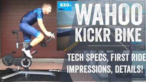 Wahoo KICKR Bike: Hands-on Details // First Ride Impressions