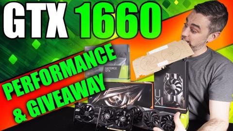 NVIDIA GTX 1660 Review + BENCHMARKS [EVGA, GIGABYTE, MSI, ZOTAC] + GIVEAWAY!!