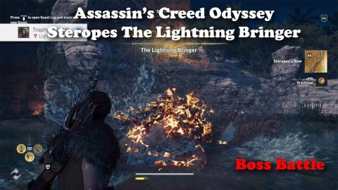 Assassin's Creed Odyssey - Steropes The Lightning Bringer Boss Battle