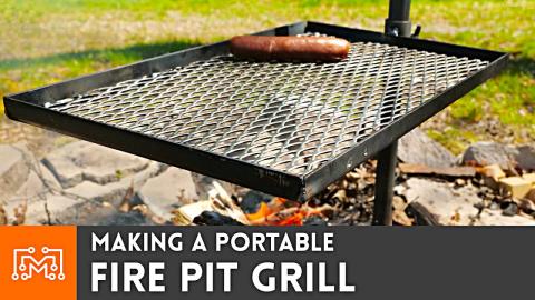 Making a Portable Fire Pit Grill