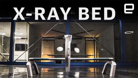 This X-ray machine looks like it's straight out of Star Trek