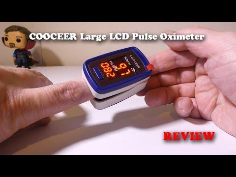 COOCEER Large LCD Pulse Oximeter REVIEW