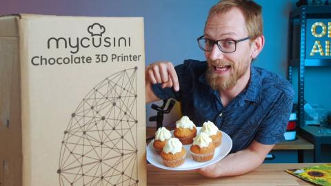 Live unboxing: Trying the 400€ MyCusini chocolate 3D printer!