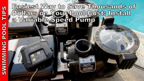 Easiest Way to Save Thousands of Dollars on your Pool Cost - Install a Variable Speed Pump!