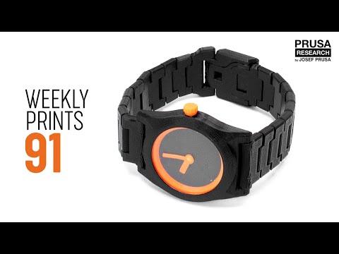Weekly 3D prints #91 - 3D printed watch