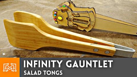 Infinity Gauntlet Salad Tongs (and normal ones too) // Woodworking How To