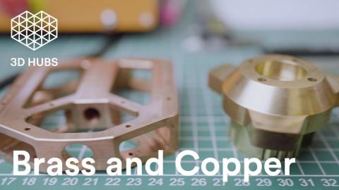 CNC materials: Brass and Copper
