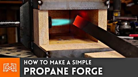 How to Make a Simple Propane Forge for Blacksmithing