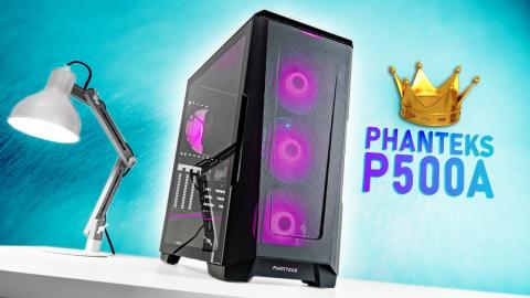 New Airflow KING...but there's a Catch - Phanteks P500A Case Review