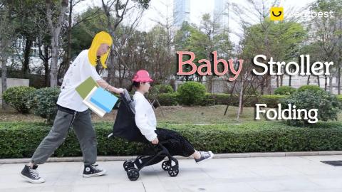 Alfawise Folding Baby Stroller - Gearbest