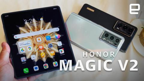 Honor's Magic V2 is the thinnest foldable phone yet