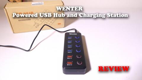 WENTER Powered USB Hub and Charging Station REVIEW