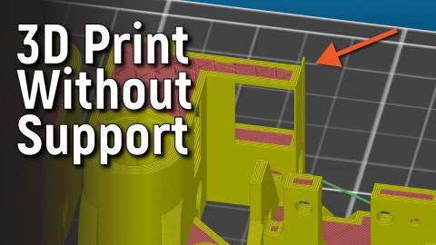 Design Better 3D Prints that don't need Support Material