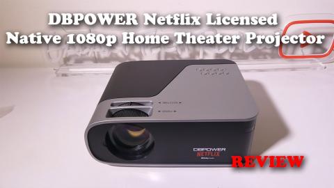 DBPOWER G01 Netflix Licensed Native 1080p Home Theater Projector REVIEW
