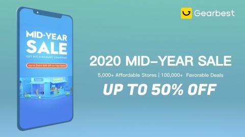 Gearbest 2020 Mid-Year Big Sale! Win Xiaomi Redmi Note 8!