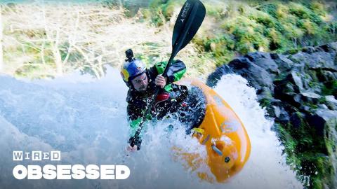 How This Guy Paddles Kayaks Over Massive Waterfalls | Obsessed | WIRED