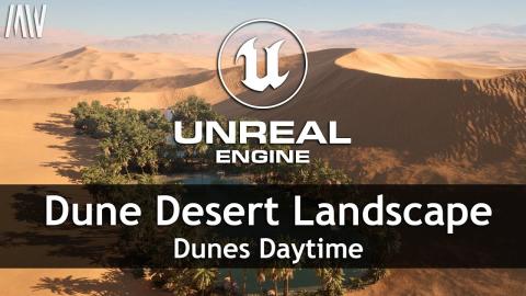 MAWI Dune Desert Landscape | Unreal Engine 5.1 Nanite | Dunes Daytime #unrealengine #UE5 #gamedev
