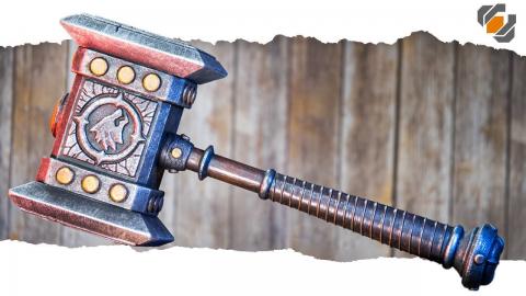 Making the World of Warcraft DOOMHAMMER with Yaya Han EVA Foam!