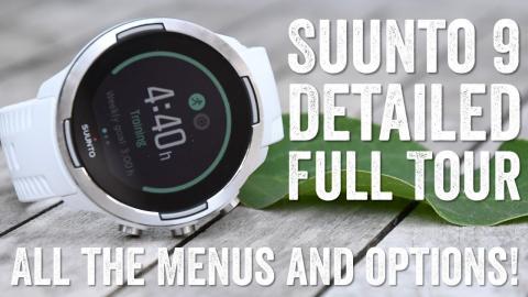 Suunto 9: Complete Menu & User Interface Walk-Through