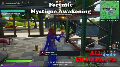 Fortnite Mystique Challenges - ALL CHALLENGES - Unlock Shapeshifter Style