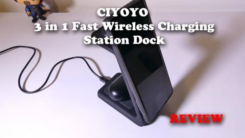 CIYOYO 3 in 1 Fast Wireless Charging Station REVIEW