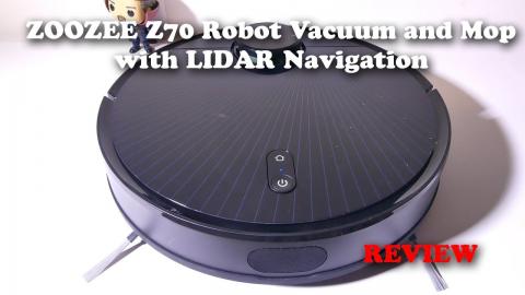 ZOOZEE Z70 Robot Vacuum and Mop with LIDAR Navigation - REVIEW