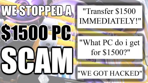 $1500 Custom Gaming PC SCAM - WE GOT HACKED (What Happened Next?)