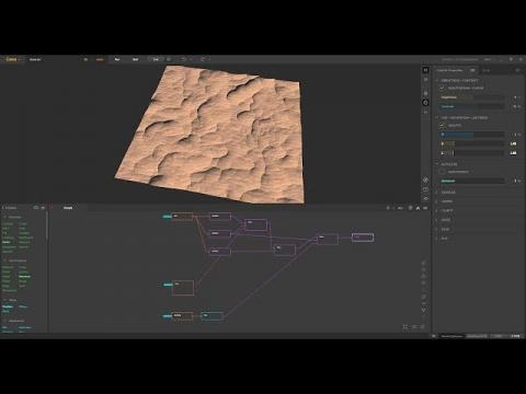 Gaea 1.2 Tutorial | Mars Dunes Terrain Breakdown [Request]