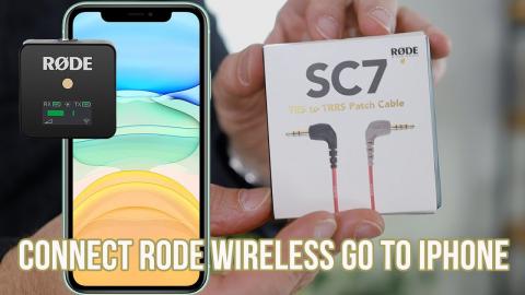 Connecting a Rode Wireless Go to your iPhone or Computer