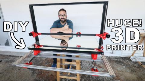 GIANT DIY 3D PRINTER FROM SCRATCH