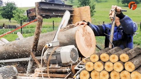 19 Dangerous Homemade Firewood Processing Machines ▶3