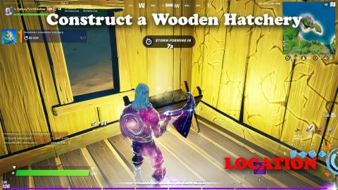 Construct a Wooden Hatchery Location | Fortnite