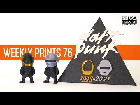 Weekly 3D Prints #76 Douft Punk