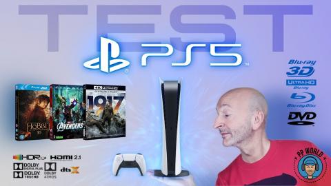 PlayStation 5 : TEST DVD, Blu-ray, 4K, HDR, Dolby Atmos, Dolby Vision, DTS-Audio, Netflix...!