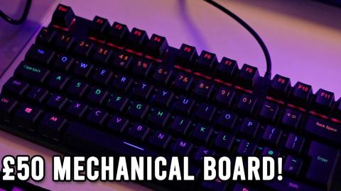 Mechanical keyboard on a BUDGET! Rapoo V500Pro Review