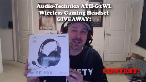 Audio-Technica ATH-G1WL Wireless Gaming Headset Giveaway CONTEST!!