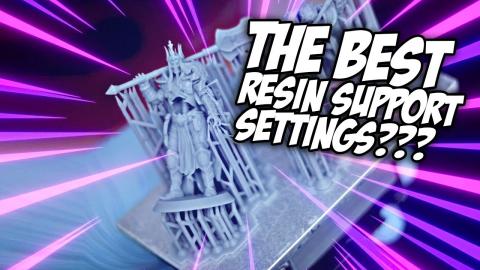 Are these the BEST Resin Support Settings? 3DPrintingPro's Insane Resin Supports