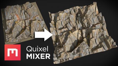 Make Custom Scans Tileable with Quixel Mixer