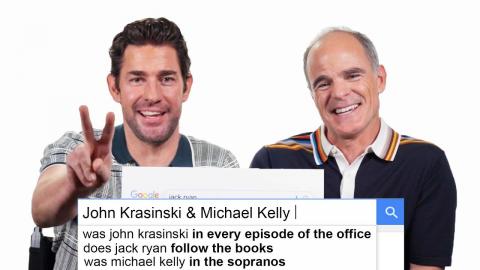 John Krasinski & Michael Kelly Answer the Web's Most Searched Questions | WIRED