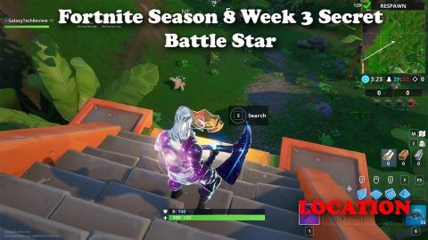 Fortnite Season 8 Week 3 Secret Battle Star Location