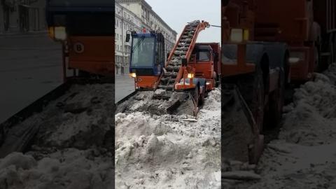 Checkout This Marvelous Machine For Snow Removal????????????????#satisfying #shortvideo #short