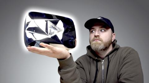 Unboxing The Diamond Play Button...