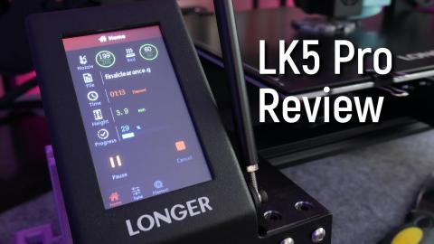 Longer LK5 Pro 3D Printer Review - Great Value Large i3!
