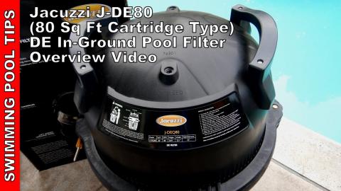 Jacuzzi® J-DEQ80 80 sq. ft. D.E. Cartridge Style Pool Filter, 3 Year Warranty! On Sale Now for $779!